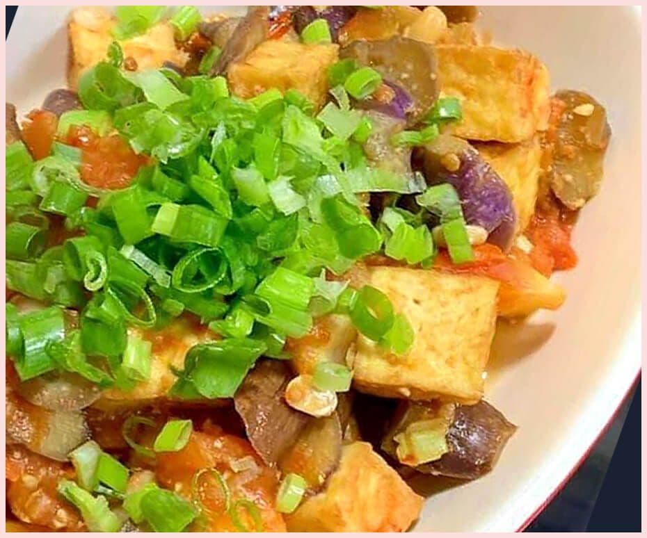 雙茄燴脆皮豆腐