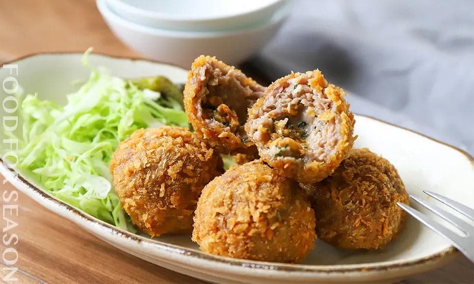 蒜香爆漿炸肉丸