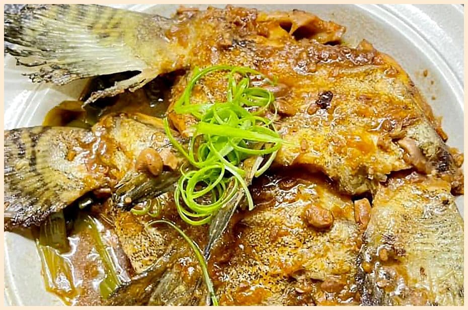 蔥燒龍膽石斑下巴