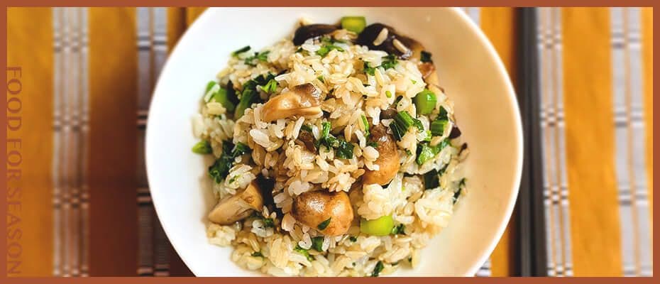 芥藍菜飯