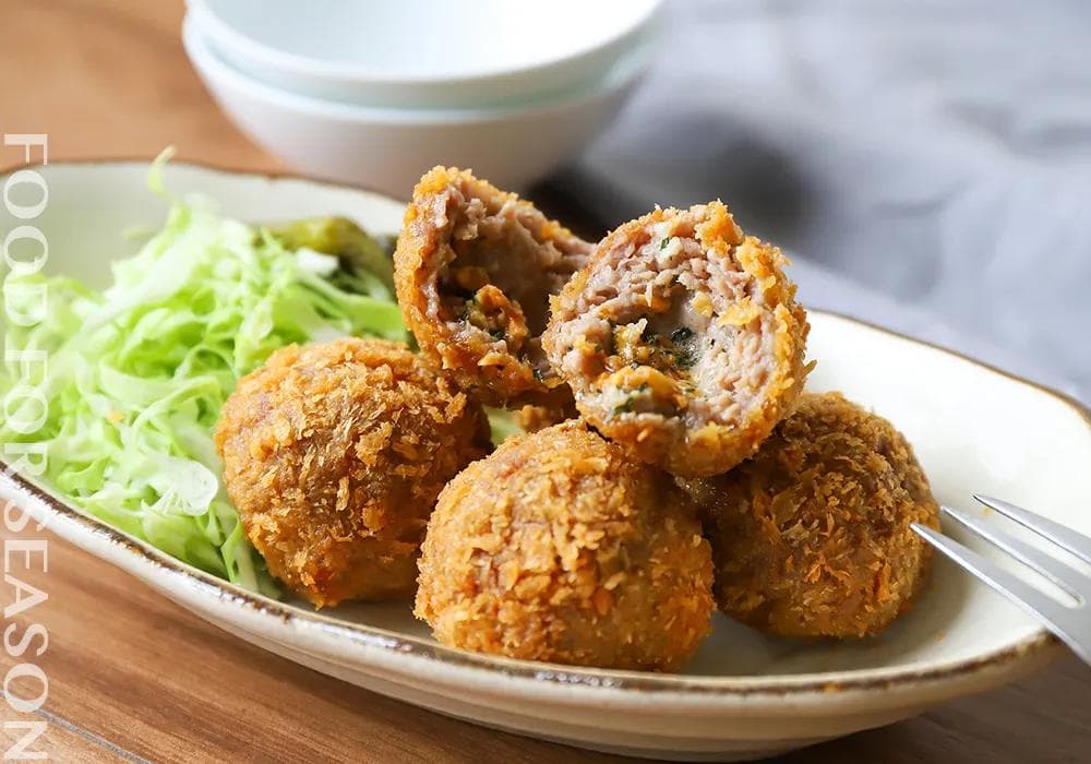 食令日曆_春天食譜_蒜香爆漿炸肉丸