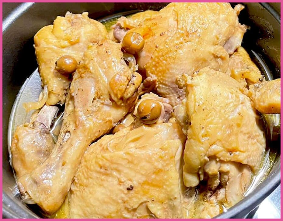 破布子滷雞腿