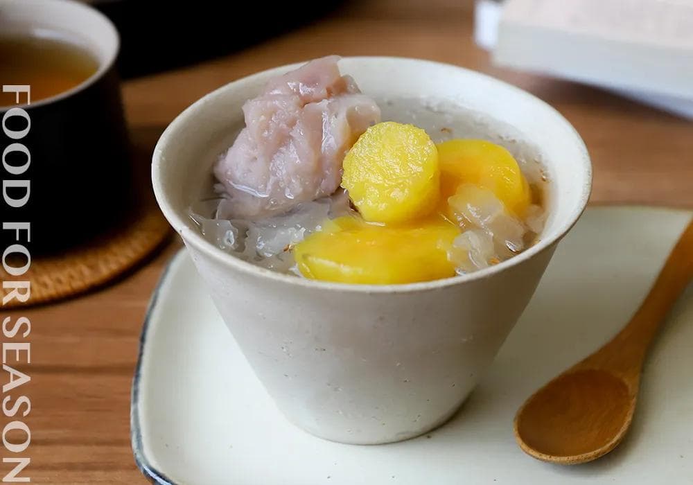 食令日曆_秋天食譜_桂花白木耳蜜芋頭地瓜